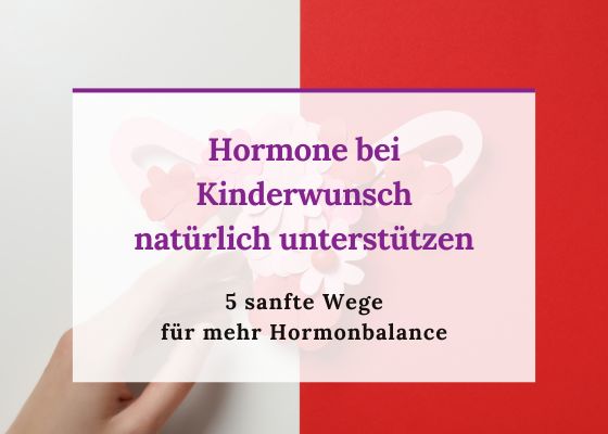 Hormone bei Kinderwunsch natürlich unterstützen - 5 sanfte Wege für mehr Hormonbalance