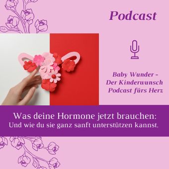 Hormone bei Kinderwunsch natürlich unterstützen - Kinderwunsch Podcast mit Kinderwunsch Coach Monika Sageder