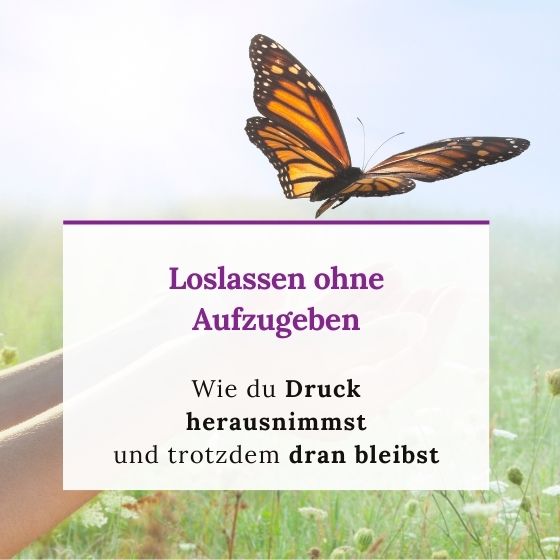 Wie du Druck herausnimmst und trotzdem dran bleibst. Loslassen ohne Aufzugeben. Baby Wunder - Der Kinderwunsch Podcast fürs Herz mit Monika Sageder. Folge 64