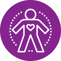 Leichter schwanger werden Icon Verbindung zum Koerper
