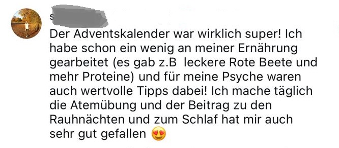 Feedback Adventskalender 2