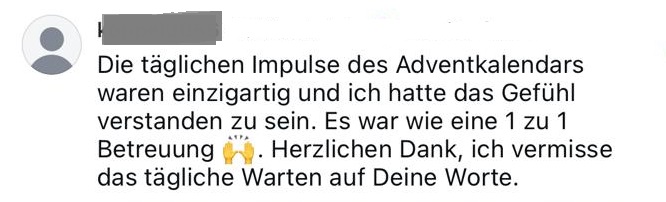 Feedback Adventskalender 4