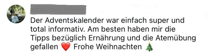 Feedback Adventskalender 7